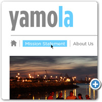 Yamola:
                    Creative Direction + Design + Dev